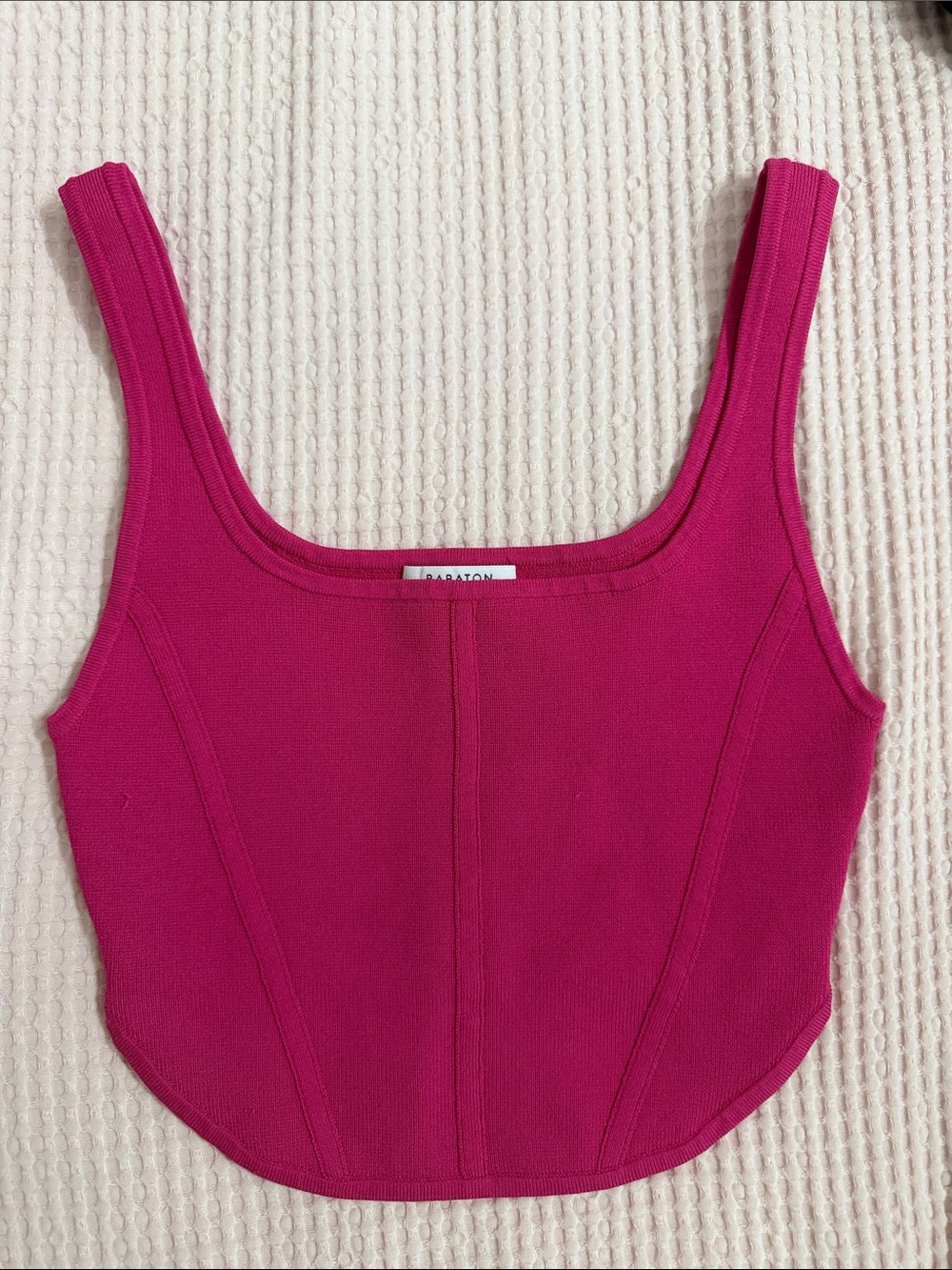 Babaton Sculpt Knit Bustier Size Medium - Picture 2 of 4